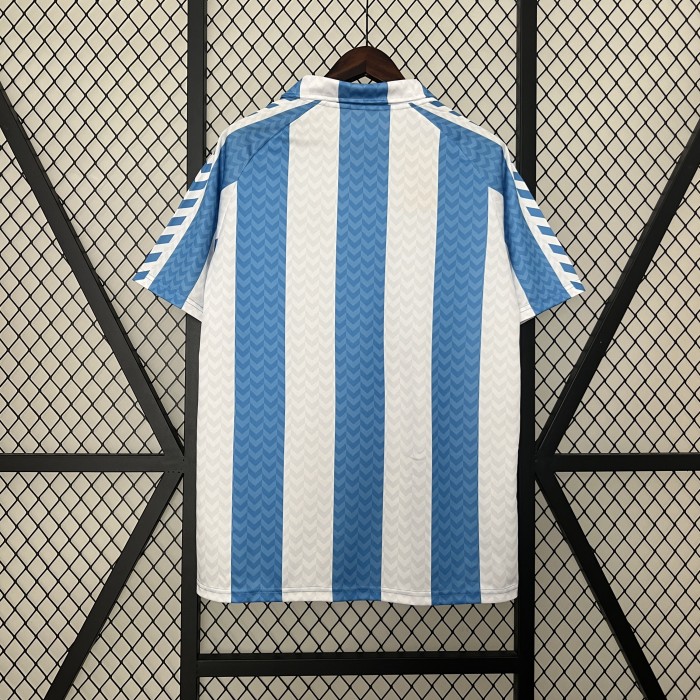 Retro Jersey 1988-1989 Malaga 120th Anniversary Soccer Jersey Vintage Football Shirt