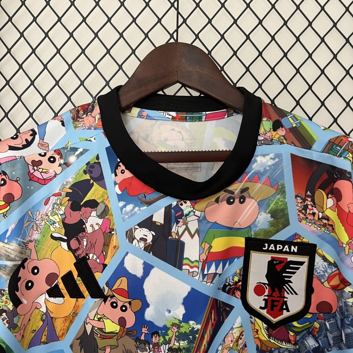 Fan Version 2024 Japan Crayon Shin Chan Version Soccer Jersey Football Shirt