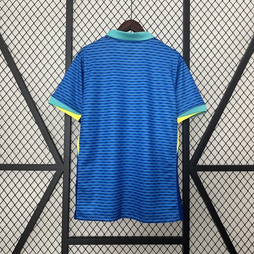 Fan Version 2024 Brazil Away Soccer Jersey Brasil Camisetas de Futbol