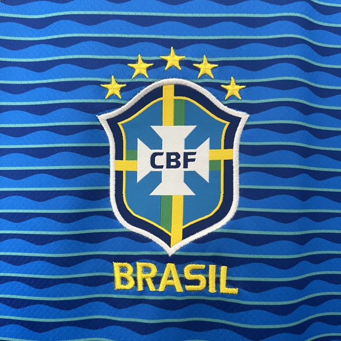 Fan Version 2024 Brazil Away Soccer Jersey Brasil Camisetas de Futbol