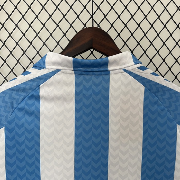 Retro Jersey 1988-1989 Malaga 120th Anniversary Soccer Jersey Vintage Football Shirt