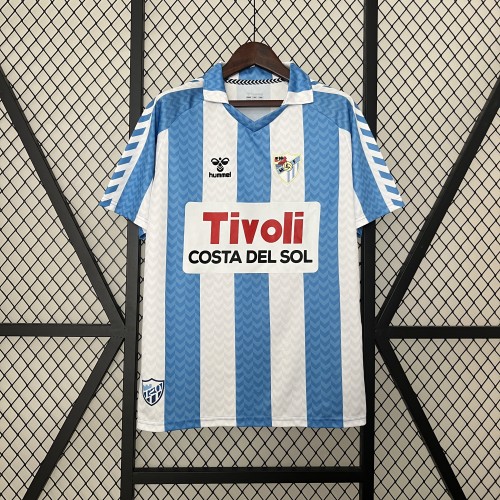 Retro Jersey 1988-1989 Malaga 120th Anniversary Soccer Jersey Vintage Football Shirt