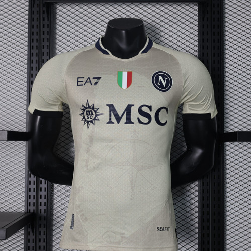 with Scudetto Patch Player Version 2024 Calcio Napoli La Everywhere Football Shirt Napoles Soccer Jersey