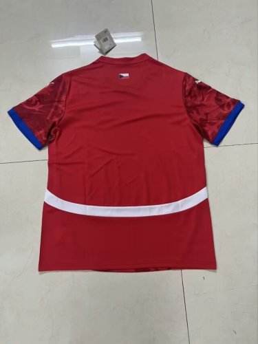 Fan Version Czech 2024 Home Soccer Jersey Football Shirt