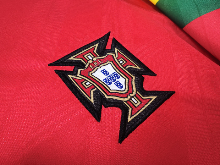 Retro Jersey 1992-1994 Portugal Home Soccer Jersey Vintage Football Shirt