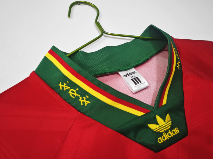 Retro Jersey 1992-1994 Portugal Home Soccer Jersey Vintage Football Shirt