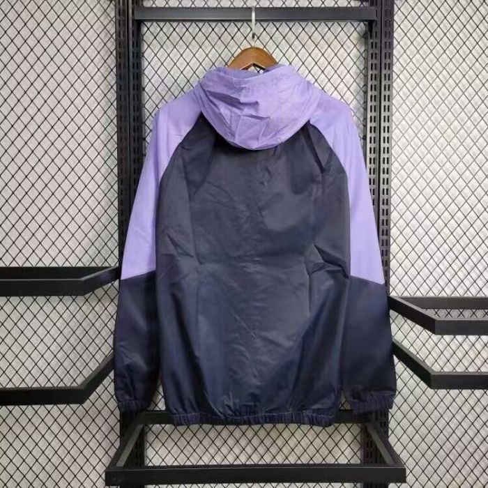 2024 Liverpool Purple Soccer Windbreaker Jacket Football Jacket