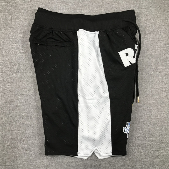 with Pocket New Oakland Raiders Black NFL Shorts