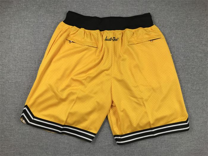 with Pocket Pittsburgh Steelers Yellow NFL Shorts