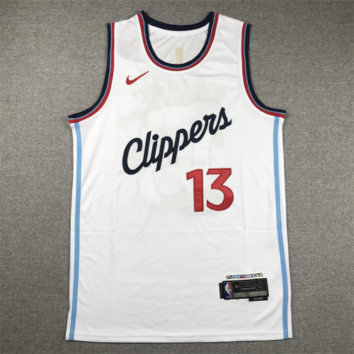 New Los Angeles Clippers 13 GEORGE White NBA Jersey Basketball Shirt