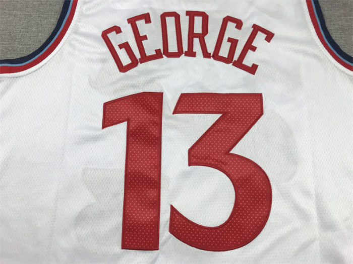 New Los Angeles Clippers 13 GEORGE White NBA Jersey Basketball Shirt