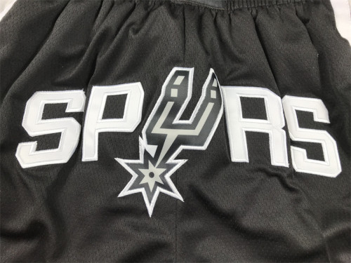 with Pocket San Antonio Spurs Basketball Shorts Black NBA Shorts
