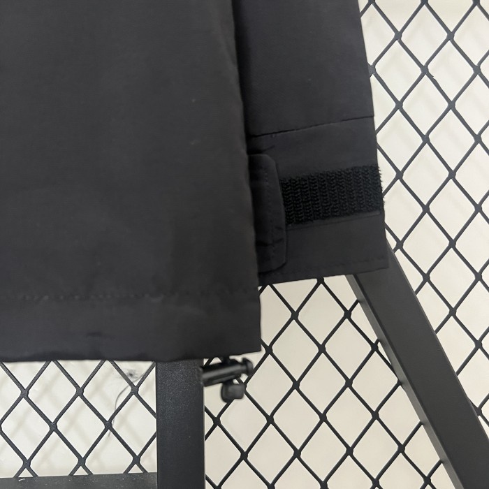 2024 New Black Windbreaker Soccer Jacket Football Jacket