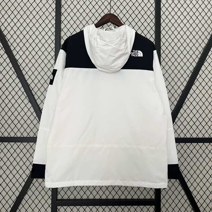 2024 New Black/White Windbreaker Soccer Jacket Football Jacket