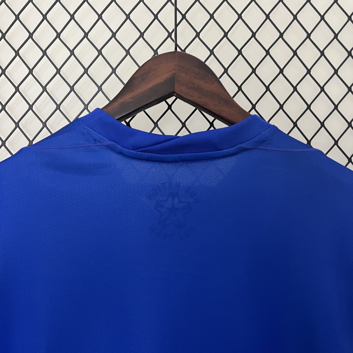 Fan Version 2024 USA Away Blue Soccer Jersey United States Football Shirt