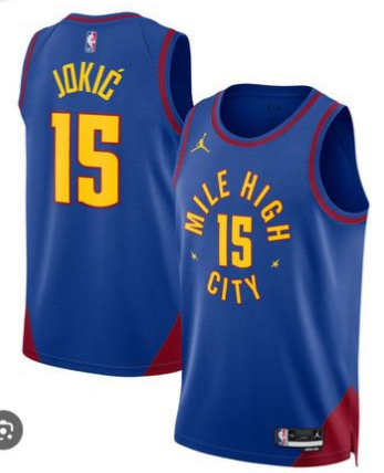 Unisex Jordan Brand Nikola Jokic Blue Denver Nuggets Swingman Jersey
