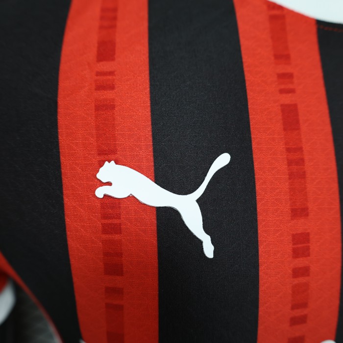 Player Version 2024-2025 AC Milan Home Soccer Jersey AC Football Shirt