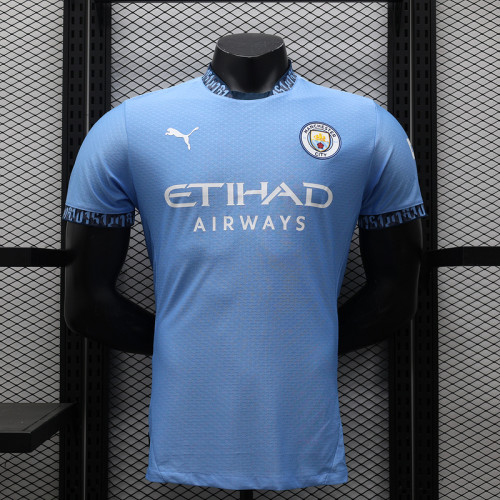 Player Version Manchester City 2024-2025 Home Soccer Jersey Man City Football Shirt