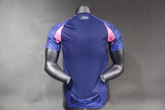 Player Version 2024 Real Madrid Purple Dragon Flower Soccer Jersey Real Football Shirt