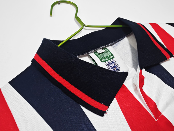 Retro Jersey 1992 England Home Soocer Jersey Vintage Football Shirt