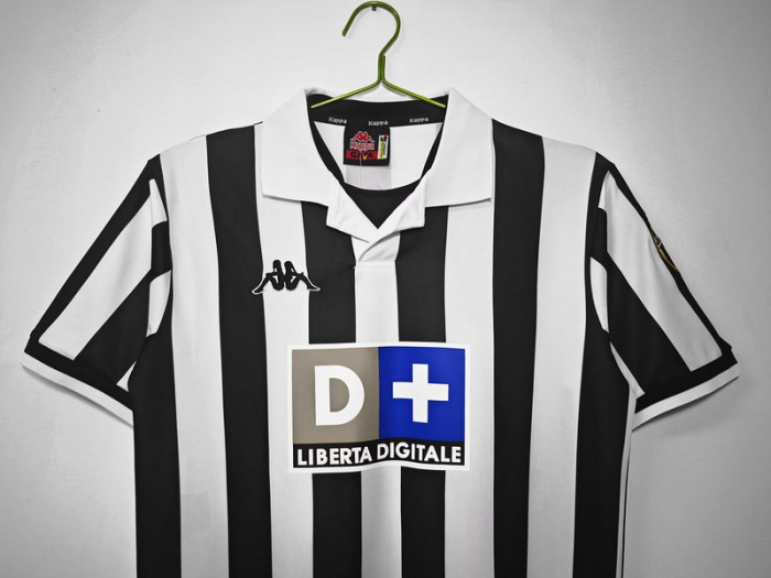 Retro Jersey 1998-1999 Juventus Home Soccer Jersey Vintage Football Shirt