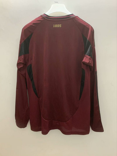 Long Sleeve Fan Version 2024 BEL Home Soccer Jersey Football Shirt