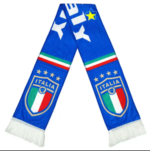 Itlay Blue Soccer Scarf Football Scarf