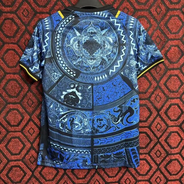 Fan Version Italy 2024 Blue Special Edition Soccer Jersey Football Shirt