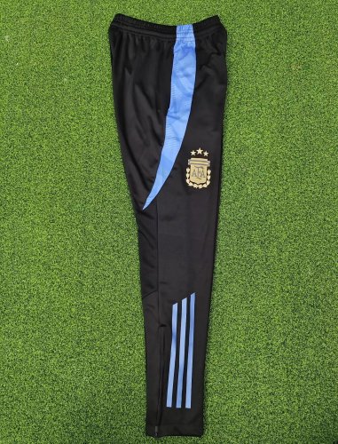 2024 Argentina Black Soccer Training Long Pants