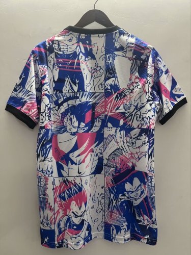 Fan Version Japan 2024 Cartoon Colorful Soccer Jersey Football Shirt