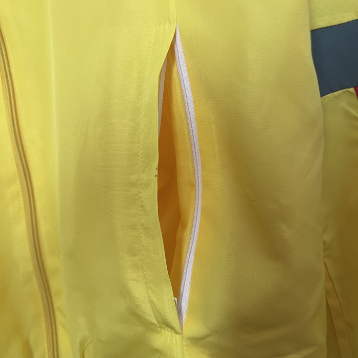 2024 Colombia Yellow Soccer Windbreaker Jacket Columbia Football Jacket