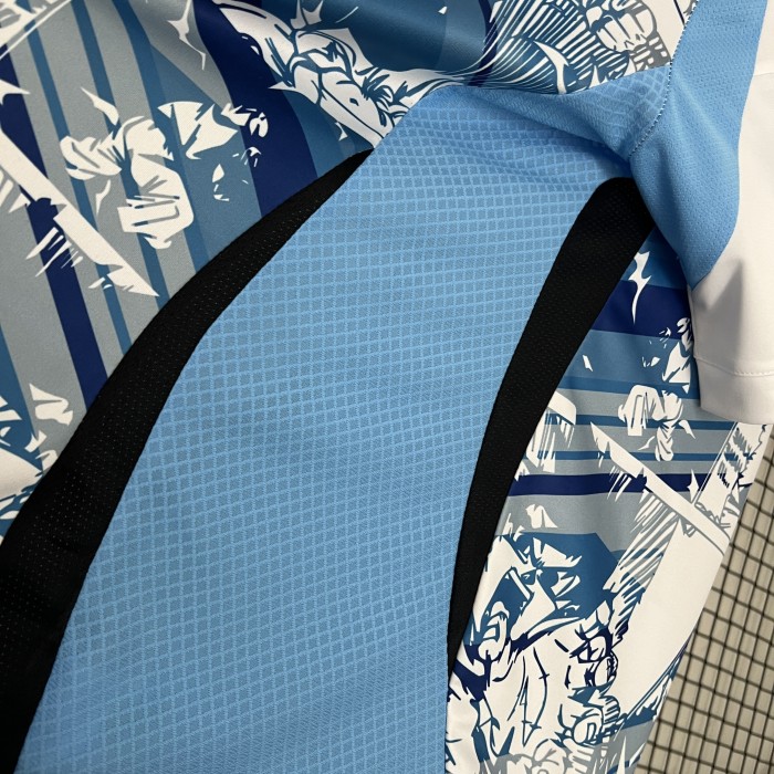 Fan Version 2024 Japan Blue Dragon Ball Version Soccer Jersey Football Shirt