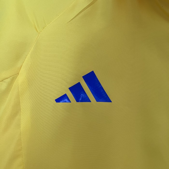 2024 Colombia Yellow Soccer Windbreaker Jacket Columbia Football Jacket