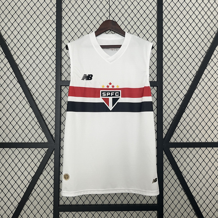 2024-2025 Sao Paulo White Soccer Vest