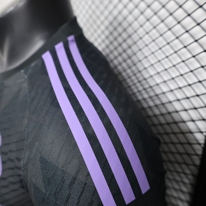 Player Version 2024 Real Madrid Black Special Version Soccer Jersey Real Football Shirt