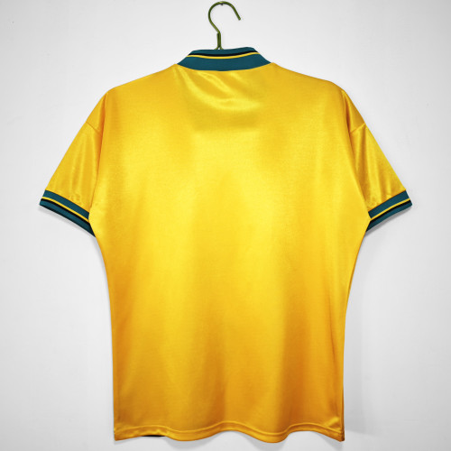 Retro Jersey 1993-1995 Bayern Munich Away Yellow Soccer Jersey Vintage Football Shirt