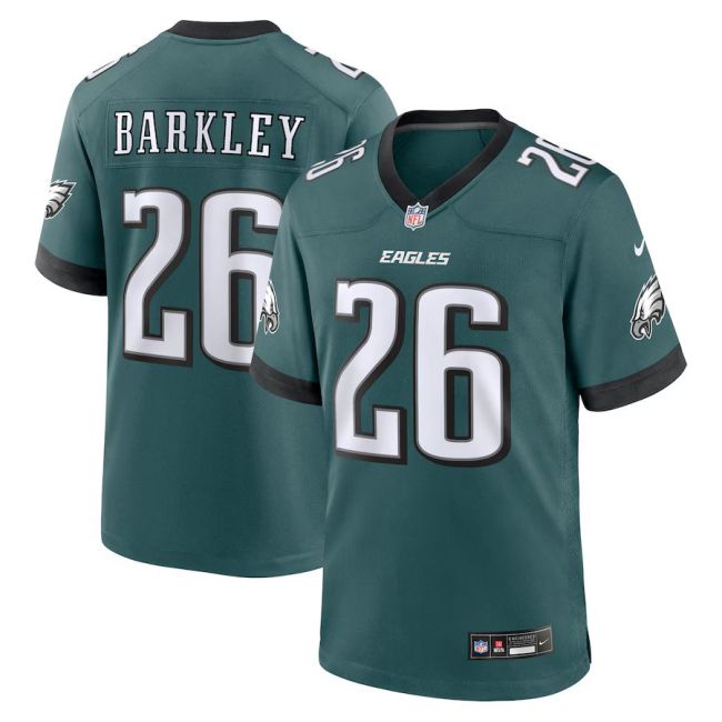 Eagles BARKLEY 26 Green NFL Jersey