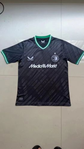 Fan Version 2024-2025 Feyenoord Rotterdam Away Black Soccer Jersey