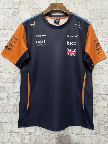 Maclaren 2024 Dark Blue 4 NORRIS Shirt Racing Jersey