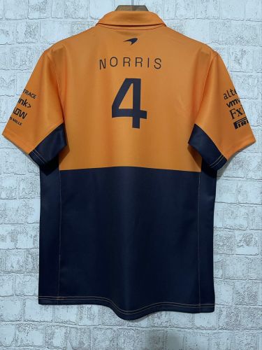 Maclaren 2024 Yellow 4 NORRIS Shirt Racing Jersey