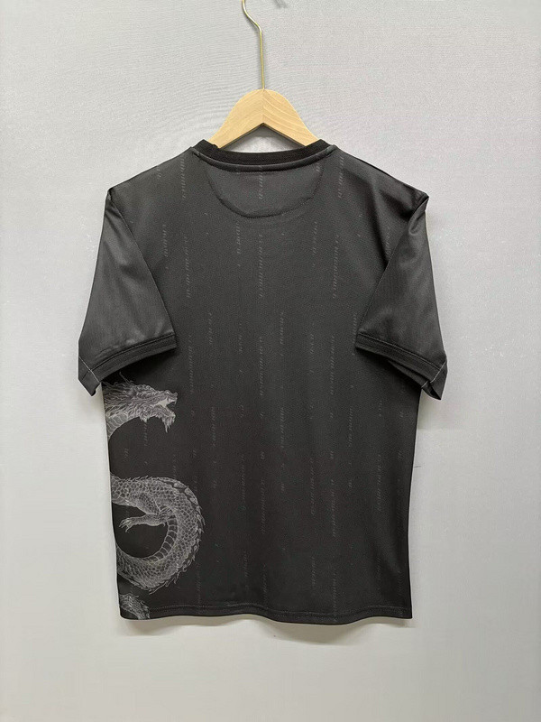 Fan Version Real Madrid Black Dragon Soccer Jersey Real Football Shirt