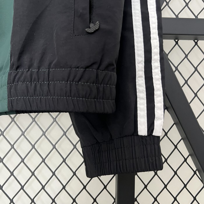 2024 AD Green Soccer Hoodie Football Windbreaker Jacket