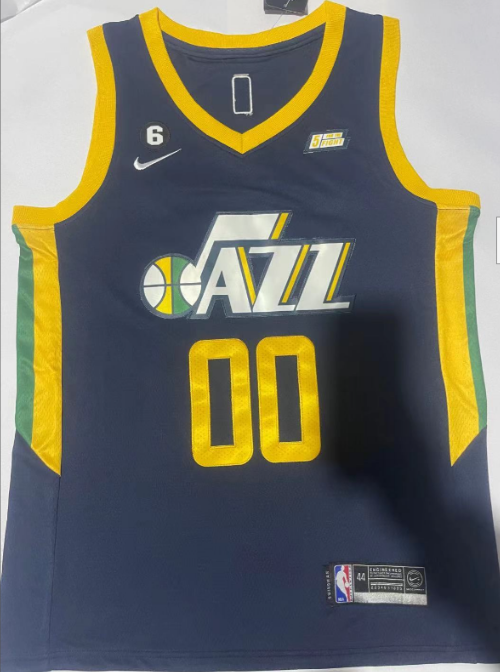 Utah Jazz 00 CLARKSON Dark Blue NBA Jersey Basketball Shirt