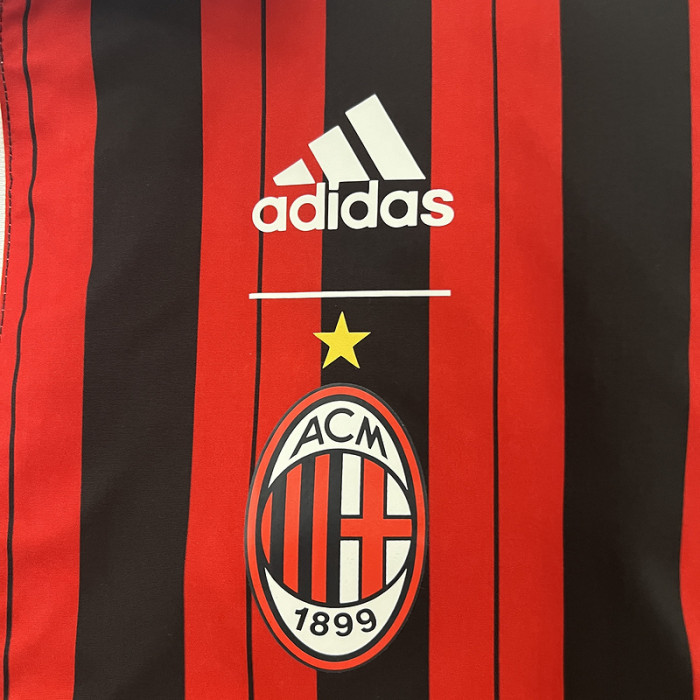 2024 AC Milan Trench Coat Soccer Reversible Windbreaker Jacket