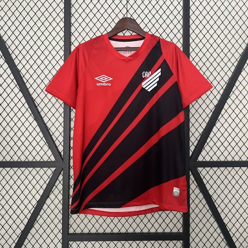 Fan Version 2024-2025 Athletico Paranaense Home Soccer Jersey