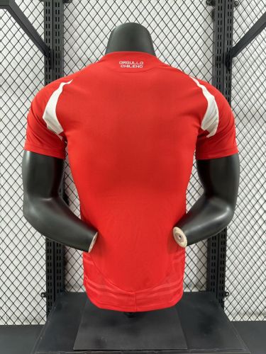 Player Version Chile 2024 Home Soccer Jersey Football Shirt