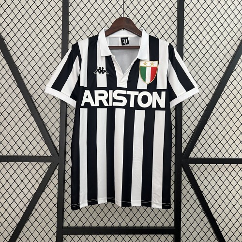 Retro Jersey Juventus 1984-1985 Home Soccer Jersey Vintage Football Shirt