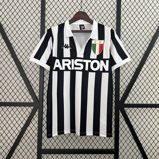 Retro Jersey Juventus 1984-1985 Home Soccer Jersey Vintage Football Shirt