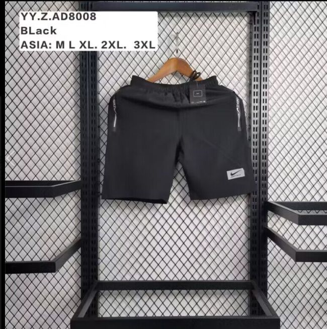 with Pocket NK8008 Black Casual Shorts Football Pants