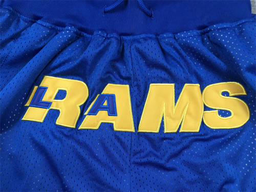 with Pocket Los Angeles Rams Blue NFL Shorts